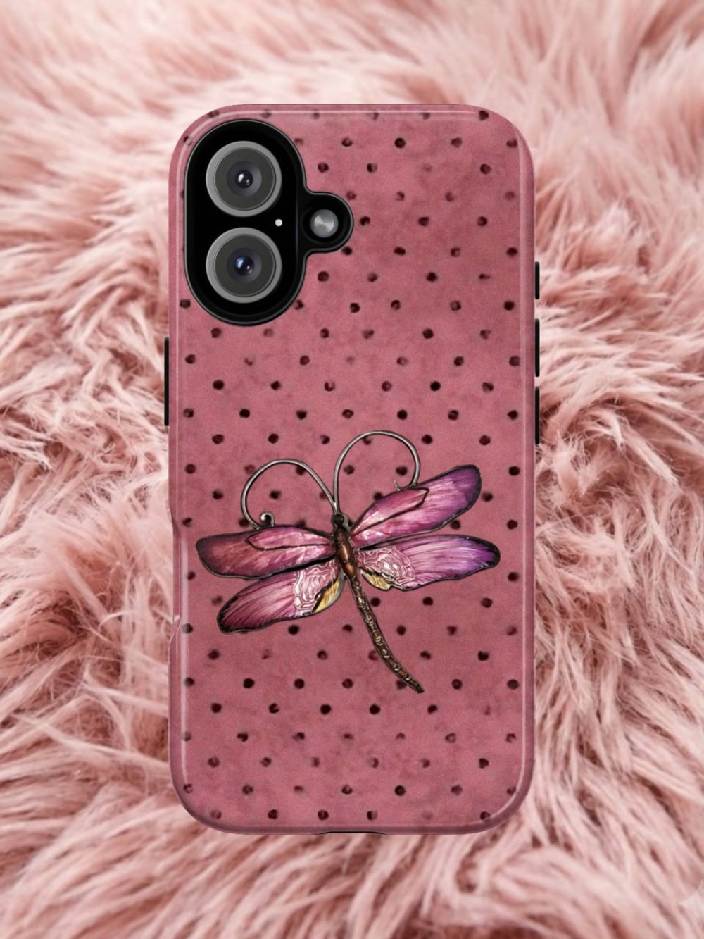 Pink Butterfly Phone Case - Unbranded Stylish Protective Cover